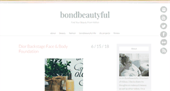 Desktop Screenshot of bondbeautiful.com